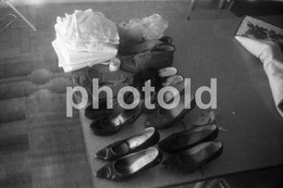 1956 OLD SHOES DES CHAUSSURES 35mm AMATEUR NEGATIVE NOT PHOTO NEGATIVO NO FOTO - Autres