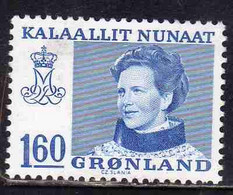 GREENLAND GRONLANDS GROENLANDIA GRØNLAND 1973 1979 QUEEN MARGRETHE 1.60k MNH - Ungebraucht