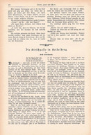 1234 Kleinschmidt Heidelberg Hirschgasse Mensur Artikel / Bilder 1898 !! - Sonstige & Ohne Zuordnung