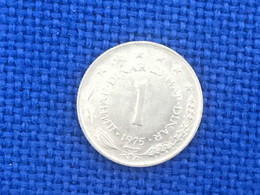 Münze Münzen Umlaufmünze Jugoslawien 1 Dinar 1975 - Yugoslavia