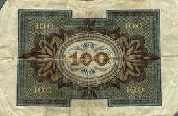 Billet Reichsbanknote Hundert 100 Mark - 100 Mark