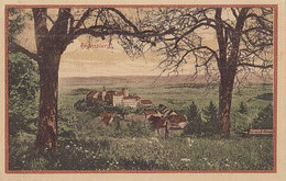 CPA REGENSBERG- THE CASTLE, TOWER, VILLAGE HILL, PANORAMA, ILLUSTRATION - Regensberg