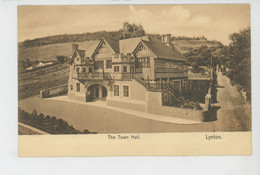 ROYAUME UNI - ENGLAND - LYNTON - The Town Hall - Lynmouth & Lynton