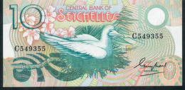 SEYCHELLES P28 10 RUPEES 1983 #C  FIRST PREFIX UNC. - Seychelles