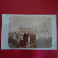 CARTE PHOTO SCENE DE PLAGE BORD DE MER A IDENTIFIER - To Identify