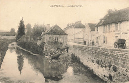 78 - YVELINES - SEPTEUIL - Gendarmerie Nationale - Vue Sur L'abreuvoir Vache, Animation - 10950 - Septeuil