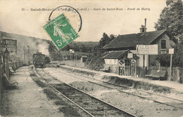 78 - YVELINES - ST-NOM-LA-BRETÈCHE - Gare - Arrivée Duu Train à Vapeur - Forêt De Marly - Superbe- 10930 - St. Nom La Breteche