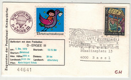 Autriche // Poste Aérienne // Vol Ballon CHRISTKINDL Du 1.12.1973 - 1961-70 Covers