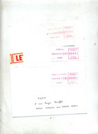 Lettre Affranchie Vignette  Reims Taissy Gratien Annexe - 1981-84 LS & LSA Prototypes