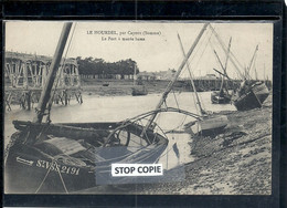 08 - 2022 - GRA180 - SOMME - 80 - LE HOURDEL Près Cayeux - Pont à Marée Basse - Bateau Immatriculé à Saint Valéry Sur So - Le Hourdel