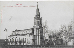 SAINT PAUL CAP DE JOUX (le Tarn  ) : L'Eglise Et  La Mairie - Saint Paul Cap De Joux