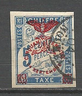 NOUVELLE CALEDONIE TAXE N° 8 Petit Aminci OBL - Portomarken