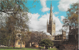 NORWICH - Cathedral From The Upper Close - Norwich