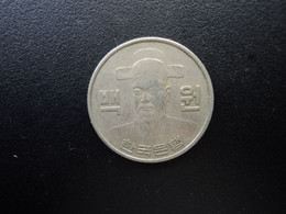 CORÉE DU SUD : 100 WON   1977    KM 9     TTB / SUP - Corea Del Sud