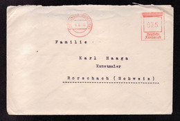 All.Bes. Brief Freistempel ÜBERLINGEN (BODENSEE) - Rorschach - 6.5.46 - Deutsche Reichspost (aptiert) - Zona AAS