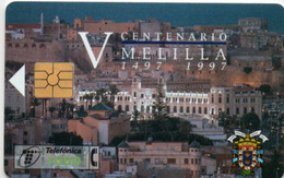 SCHEDA TELEFONICA - PHONE CARD - SPAGNA - CENTENARIO MELILLA - Otros & Sin Clasificación