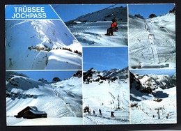 (RECTO / VERSO) TRÜBSEE JOCHPASS - MULTIVUES - BEAU TIMBRE ET FLAMME - CPM GF - Trub