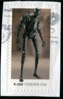 VEREINIGTE STAATEN ETATS UNIS USA 2021 STAR WARS DROIDS: K-2S0 USED ON PAPER SC 5575 MI 5808 YT 5417 - Used Stamps