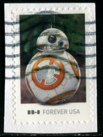 VEREINIGTE STAATEN ETATS UNIS USA 2021 STAR WARS DROIDS: BB-8 F USED ON PAPER SC 5578 MI 5811 YT 5420 - Used Stamps