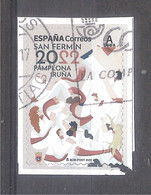 España 2022- 1 Sello Usado-  Fiestas De San Fermín En Pamplona -Espagne-Spain-Spanje - Used Stamps