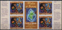 Wallis Et Futuna 2022 - Contes Et Légendes, Mohukele L'esprit Voleur De Terre Faleleu - 4 Val + Vignette Neuf // Mnh - Nuevos