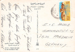 EGYPT - PICTURE POSTCARD 1988 > PFORZHEIM/DE / ZO327 - Cartas & Documentos