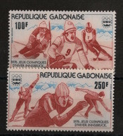 GABON - 1976 - Poste Aérienne PA N°Yv. 176 à 177 - Olympics / Innsbruck - Neuf Luxe ** / MNH / Postfrisch - Gabon