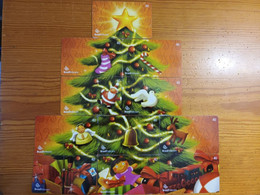 PUZZLE DE 11 TARJETAS DE BRASIL DE NAVIDAD (CHRISTMAS) PAPA NOEL (pegado Con Celo) - Natale