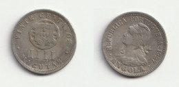 ANGOLA  20 Centavos / 4 Macutas 1927  Copper-nickel • 4.2 G • ⌀ 23.72 Mm KM# 68 - Angola