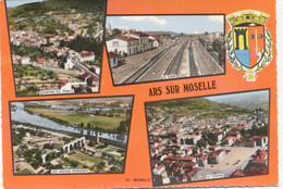 57) ARS SUR MOSELLE : Multi-vues : Gare - Quartier Du Temple - Les Arches - Centre - Ars Sur Moselle