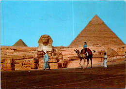 (2 G 11) Egypt - Pyramid - Sphinx & Camels - Sphynx