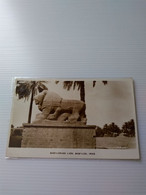 Irak.real Photo The Babylonian Lion Babylon.iraq. By Dingizian Bros Co Baghdad Unused  E7 Reg Post.1 Or 2pieces - Iraq