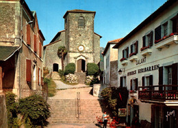 BIRIATOU Le Centre Du Village ( Auberge Hiribarren)      (recto-verso) 64 Pyrénées Atlantiques - Biriatou