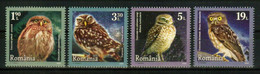 ROMANIA 2020 FAUNA Animals. Birds OWLS - Fine Set MNH - Ongebruikt