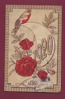 050822 - PETIT CALENDRIER 1920 Oiseau Rose Jeux Et Jouets Français Paris - Tamaño Pequeño : 1901-20