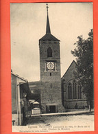 ZRH-38 Moudon  Eglise Saint-Etienne  Eglises Vaudoises  TEmpon Au Dos Vente Trélex 1907 - Moudon