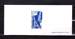 🗽 " METALLURGIE / FUSEE ARIANE  / TOUR EIFFEL" Sur Gravure Officielle Du N° YT 3366 - Monumenti