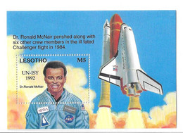 Lesotho 1993 Space Shuttle UN-ISY S/S MNH - Lesotho (1966-...)