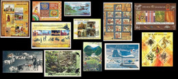 India 2009 Complete/ Full Set 12 Different Mini/ Miniature Sheet Year Pack Railway Fauna Art MS MNH As Per Scan - Preserve The Polar Regions And Glaciers