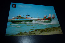 BELLE CARTE ..HOVERCRAFT ENTRE FRANCE ET ANGLETERRE - Luftkissenfahrzeuge