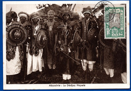 1027.ETHIOPIA 1930'S REAL PICTURE POSTCARD.DEDJAZ HAYELE SC. 121  C.T.O. - Etiopia