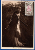1029.ETHIOPIA 1930'S REAL PICTURE POSTCARD.PRINCESS SC. 132  C.T.O. - Etiopia