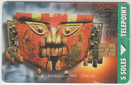 PERU - Lambayeque Mask , 07/96, Tirage 150.000, Used Please Check Scans - Pérou