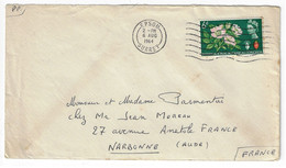 EPSOM Surrey Letter To France Narbonne 6D International Botanical Congres  Cancel 06 Aug 1964 - Briefe U. Dokumente