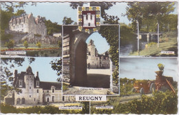 37 - REUGNY - MULTI VUES - BLASON - VENDANGES CHATEAU  ET LA BRENNE - Reugny