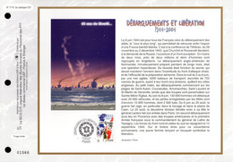 ✅ " 60 ANS DU DEBARQUEMENT LIBERAT° "  Sur Feuillet CEF 1er Jour Nté De 2004 N°YT 3675 Parf état FDC A SAISIR - WW2