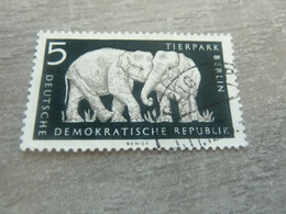 Ddr - Tierpark - Berlin - Val 5 - Multicolore - Oblitéré - Année 1956 - - Gebraucht