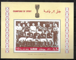 AJMAN     BF  * *    Cup 1966  Football  Soccer  Fussball Equipe D Angleterre Champion - 1966 – Inghilterra