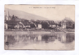 CPA :  14 X 9  -  Seyssel  (Ain)  -  Les  Quais  Du  Rhône - Seyssel