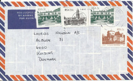 South Africa RSA Air Mail Cover Sent To Denmark - Aéreo